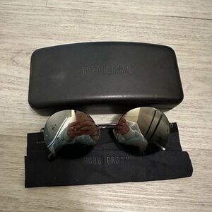 Bobbi Brown Reflective Sunglasses with Black Case